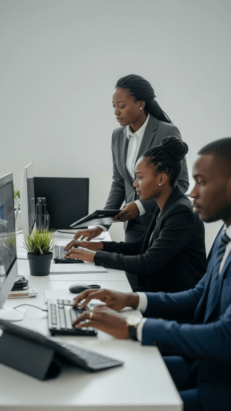 Team working together